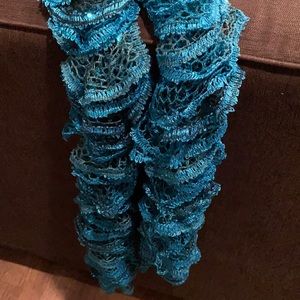 Ruffle scarf handmade